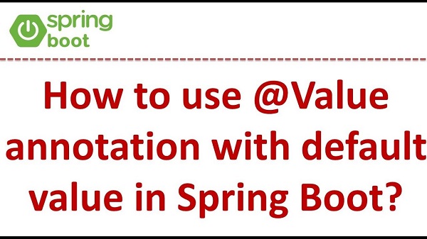 “如何在Springboot中使用Value注”